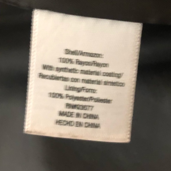 ALLEN B. FAUX BLACK LEATHER JACKET SIZE M - Picture 4 of 4